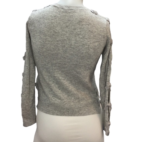 Ted Baker Sakarie Women's Bow Detail Knit Sweater Wool Cashmere Blend Size 0 - Picture 8 of 13